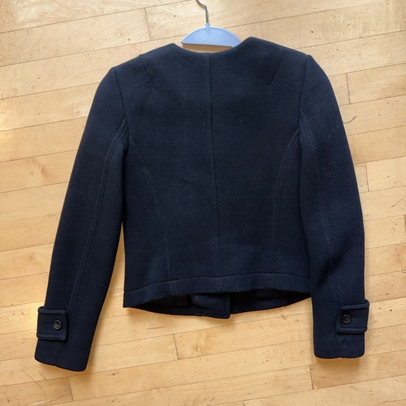 VINCE black asymmetrical Moto Jacket, 0,  DH - Picture 7 of 7